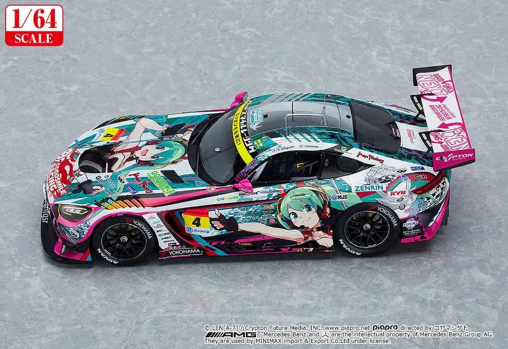 Hatsune Miku GT Project Vehicle 1/64 Hatsune Miku AMG 2020 SUPER GT Ver. 7 cm
